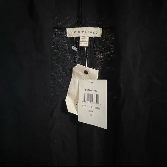 Retrology tie open front sweater size medium - Picture 11 of 16